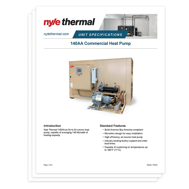 Thumbnail of Nyle Thermal air to air product submittal package