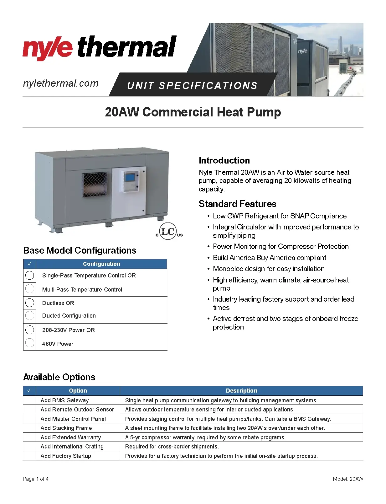 a close-up of a heat pump